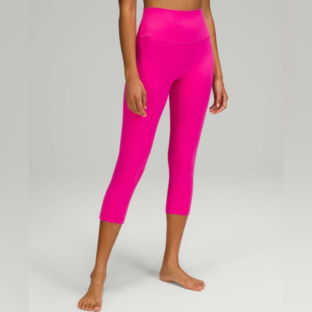 Lululemon | Align HR Crop 21” | Sz 10 | Sonic Pink | EUC - Picture 2 of 8
